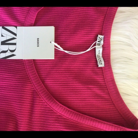 Zara pink short sleeve top - Picture 3 of 5